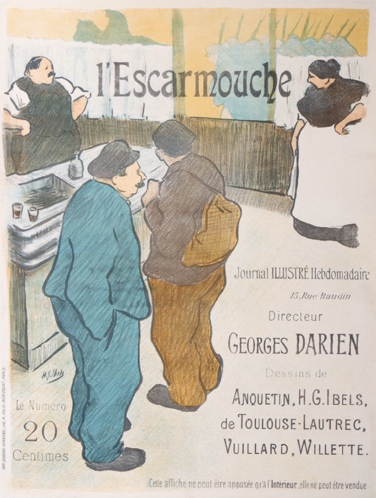 En vente :  L'ESCARMOUCHE JOURNAL ILLUSTRÉ GEORGES DARIEN 20 CTS