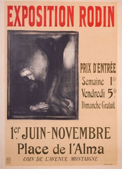 En vente :  EXPOSITION RODIN 1er JUIN-NOVEMBRE PLACE DE L'ALMA EXPOSITION UNIVERSELLE