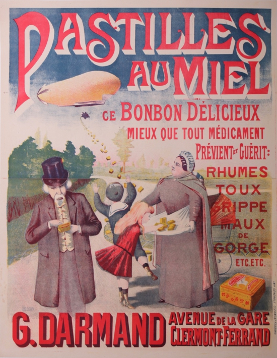 En vente :  PASTILLEs AU MIEL G. DARMAND CLERMONT-FERRAND