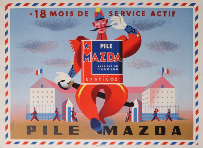 En vente :  PILE MAZDA 18 MOIS DE SERVICE ACTIF FABRICATION THOMSON PROCEDE SERTINOX