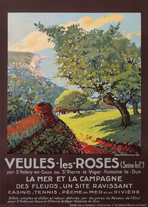 En vente :  VEULES LES ROSES  ST VALERY EN CAUX SEINE INFERIEUR  LA MER LA CAMPAGNE