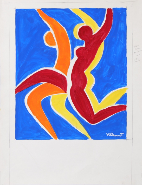 En vente :  LA FETE DE L'AFFICHE PROJET ORIGINAL DE L'AFFICHE