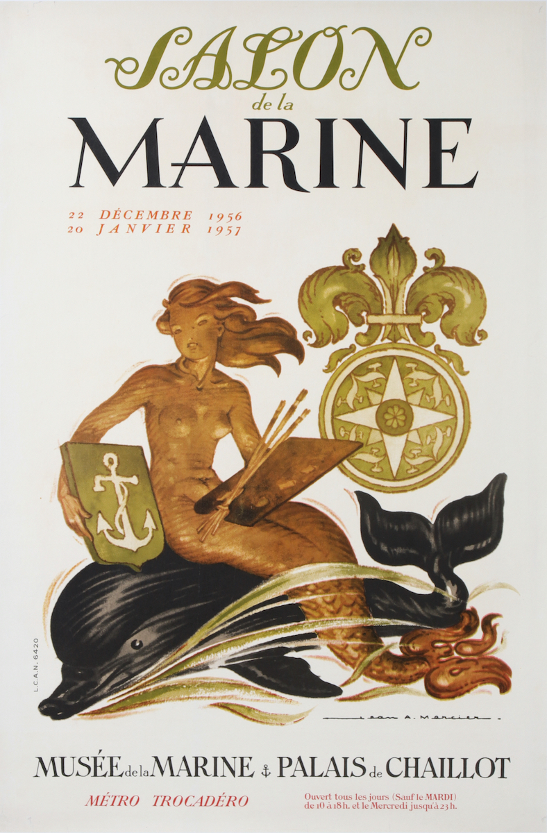 En vente :  EXPOSITION SALON DE LA MARINE MUSEE DE LA MARINE PALAIS CHAILLOT 1956