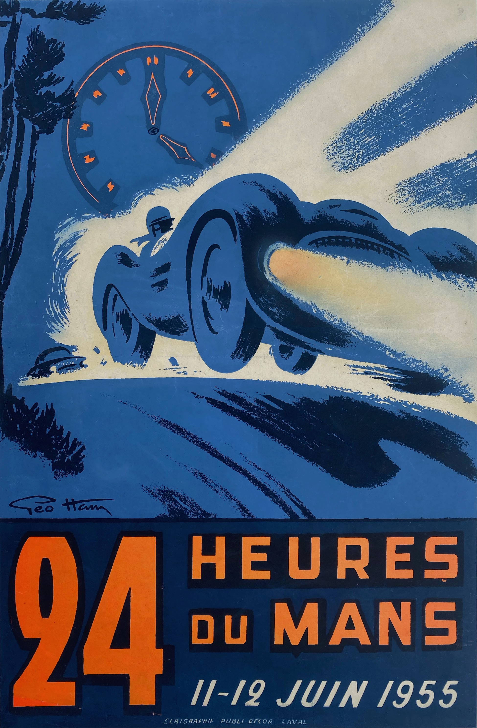 PLAQUE ÉMAILLÉE 24 heures du MANS 1955 EUR 78,00 - PicClick FR