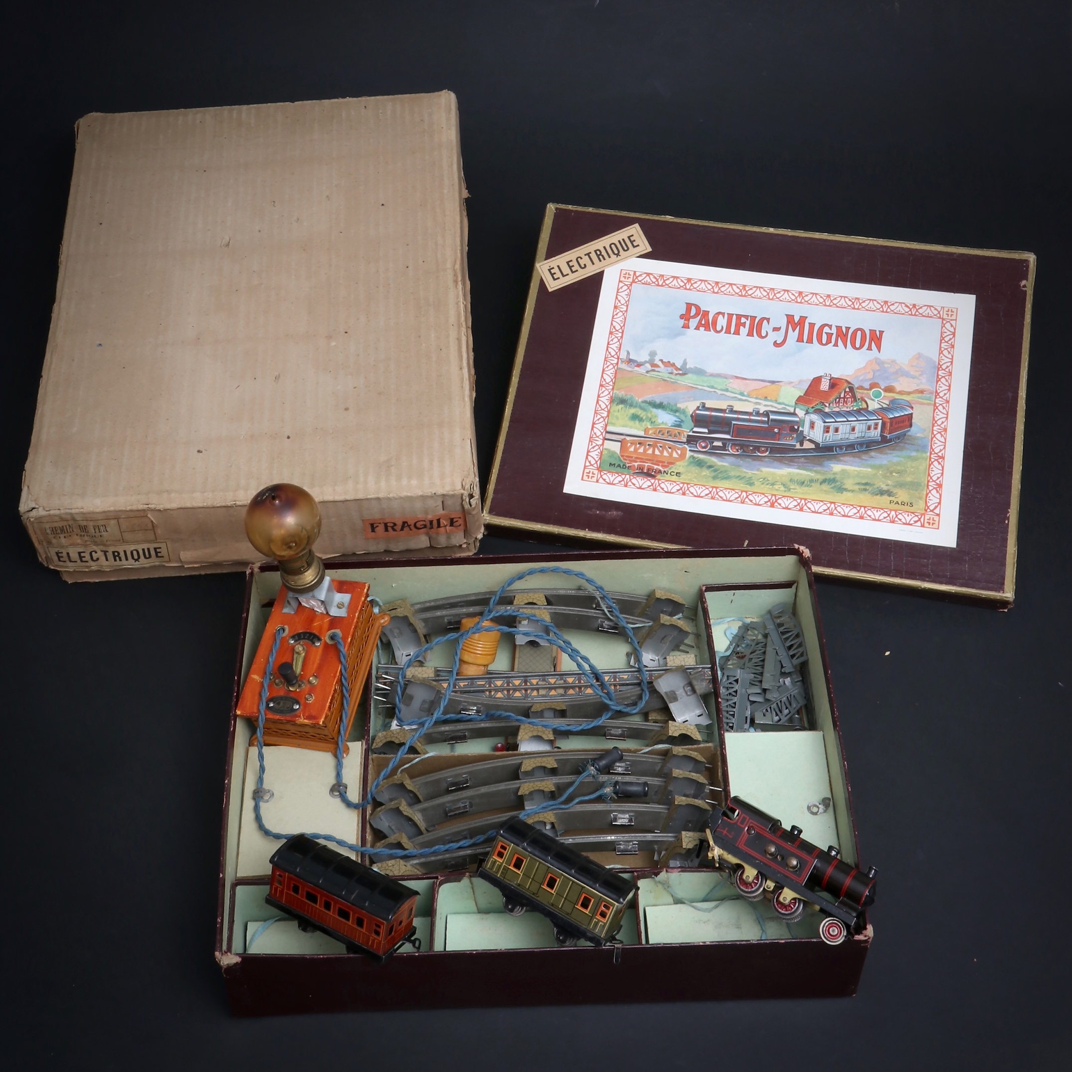 En vente :  JEP MIGNON  PACIFIC ELECTRQUE JOUET TRAIN ELECTRIQUE  HO - BOITES