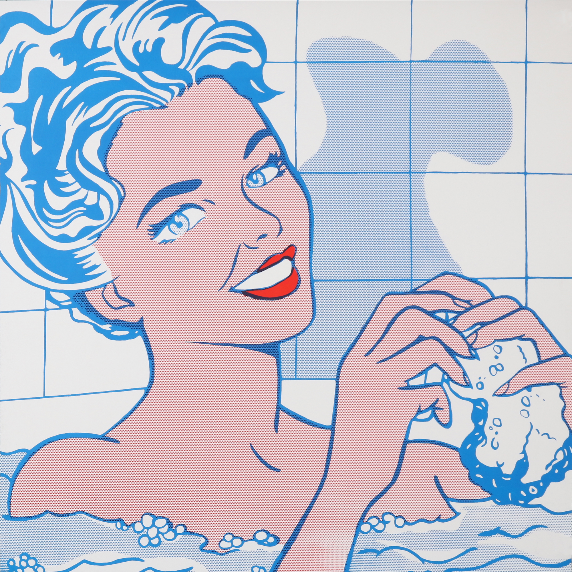 En vente :  ROY LICHTENSTEIN WOMAN IN BATH
