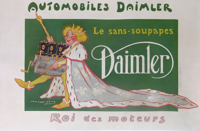 En vente :  DAIMLER AUTOMOBILES LE SANS-SOUPAPES LE ROI DES MOTEURS