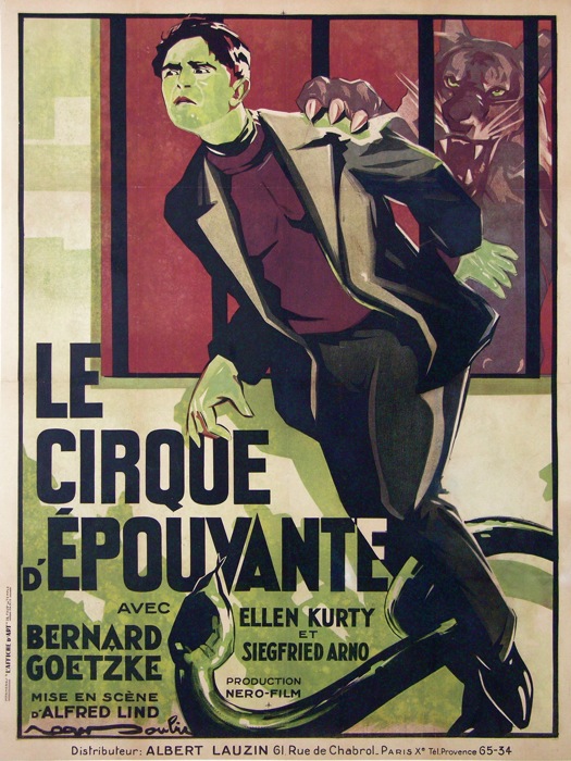 En vente :  FILM LE CIRQUE D'EPOUVANTE