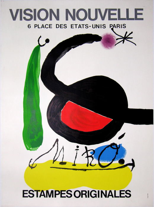 En vente :  EXPOSITION SUR MIRO ''VISION NOUVELLES''