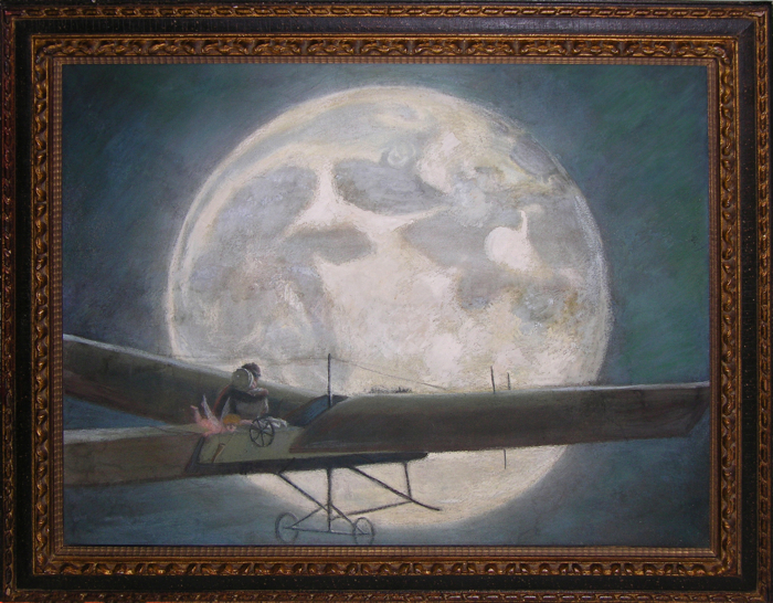 En vente :  AD ASTRA-NOUS IRONS VERS LES ASTRES- MONOPLAN ANTOINETTE-GO TO THE MOON