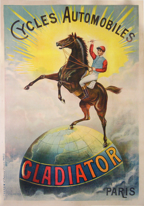 En vente :  GLADIATOR CYCLES ET AUTOMOBILES