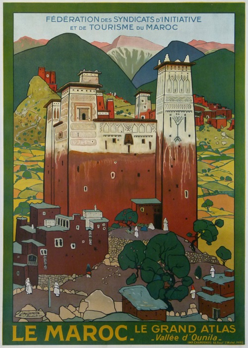 En vente :  LE MAROC LE GRAND ATLAS VALLEE D OUNILA MAJORELLE