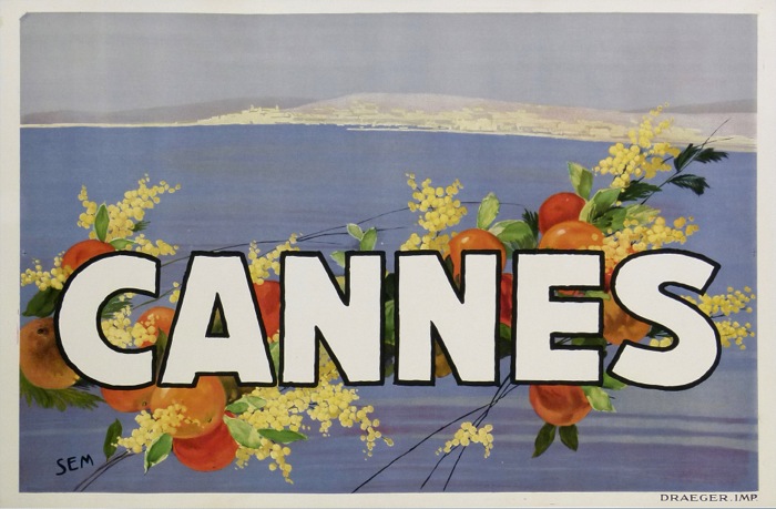 En vente :  CANNES - VUE DE LA BAIE