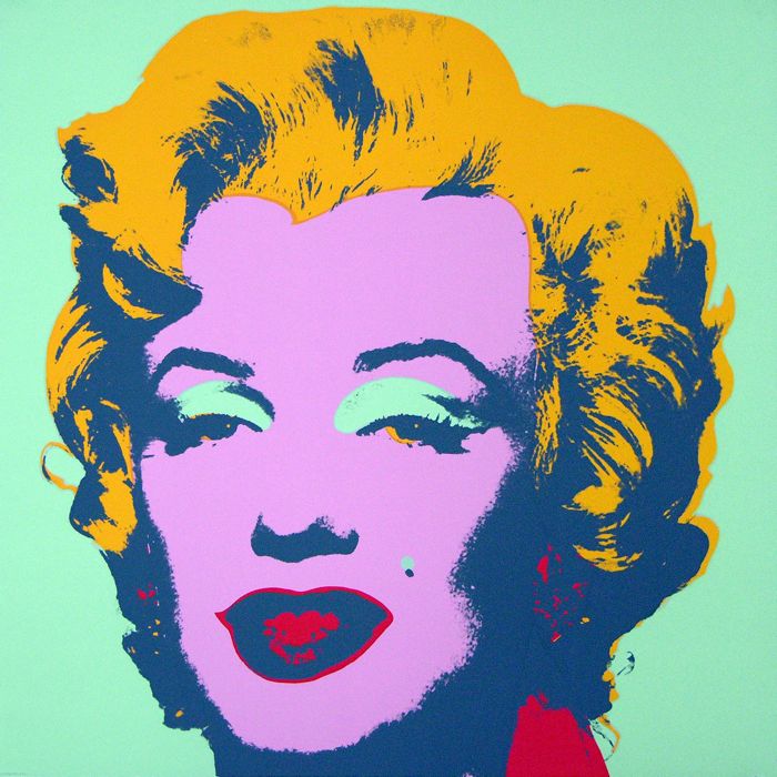 En vente :  MARYLIN MONROE PORTFOLIO 10 ITEMS ACCORDING TO ANDY WAHROL