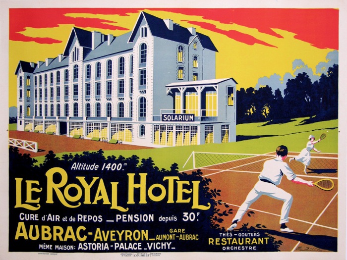 En vente :  LE ROYAL HOTEL AVEYRON AUBRAC-SPORT TENNIS ALT.1400m