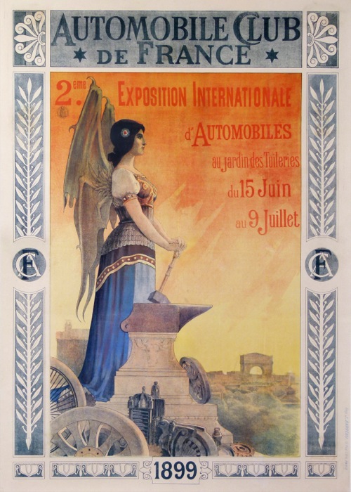 En vente :  AUTOMOBILE CLUB DE FRANCE EXPOSITION INTERNATIONALE 1899 D AUTOMOBILES TUILERIES