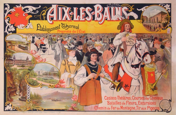 En vente :  AIX LES BAINS ETABLISSEMENT THERMAL-CASINOS-THEATRE-CHEMINS DE FER DE MONTAGNE