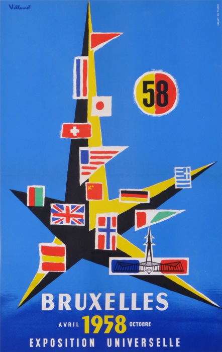 En vente :  EXPOSITION UNIVERSELLE  DE BRUXELLES 1958-ATOMIUM