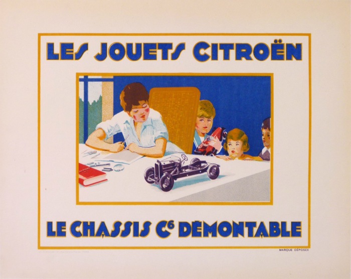 En vente :  LES JOUETS CITROEN LE CHASSIS C 6 DEMONTABLE