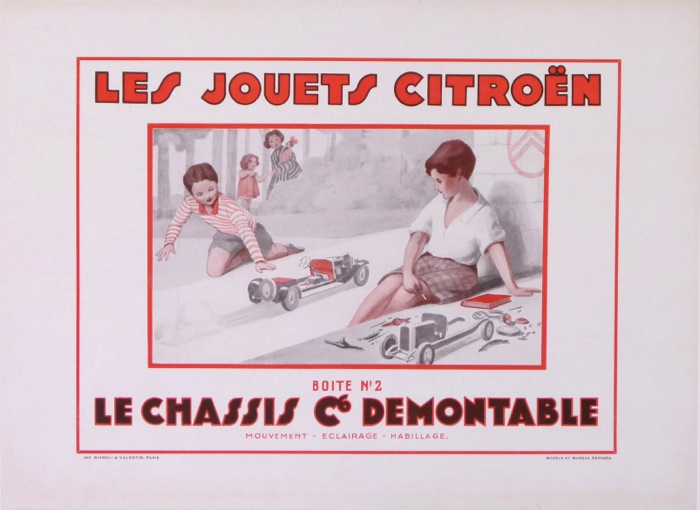 En vente :  LES JOUETS CITROEN BOITE No 2 LE CHASSIS C6 DEMONTABLE