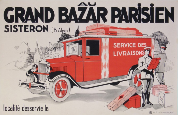 En vente :  GRAND BAZAR PARISIEN SISTERON-SERVICE DES LIVRAISONS-LORRAINE DIETRICH