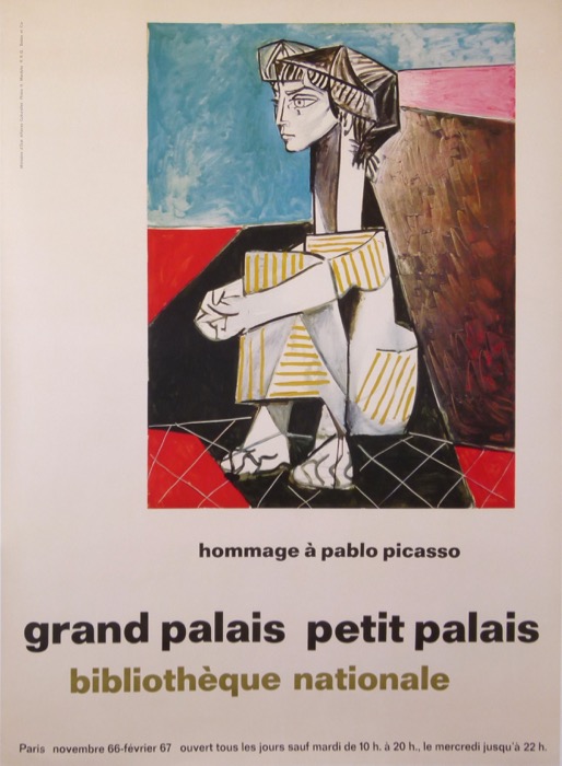 En vente :  MARDYKS  HOMMAGE A PABLO PICASSO GRAND PALAIS 1966