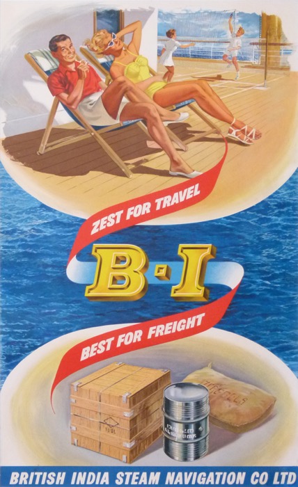 En vente :  BRITISH INDIA STEAM NAVIGATION Co LTD ZEST FOR TRAVEL BEST FOR FREIGHT