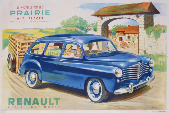 En vente :  RENAULT REGIE NATIONALE LA NOUVELLE VOITURE PRAIRIE