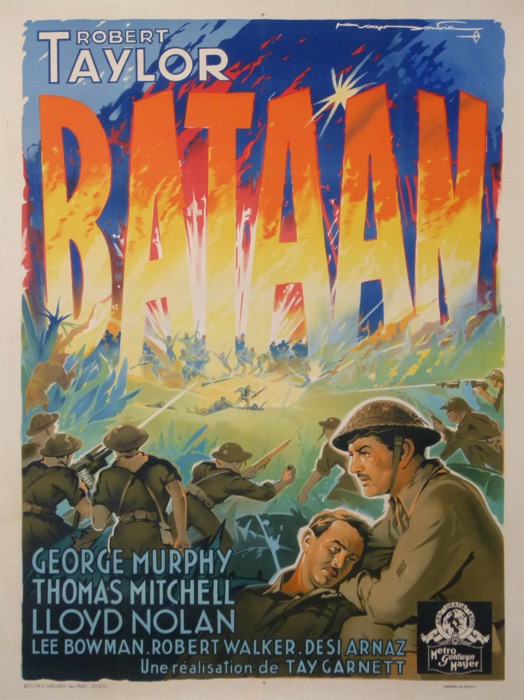 En vente :  BATAAN AVEC ROBERT  TAYLOR  METRO GOLDWYN MAYER