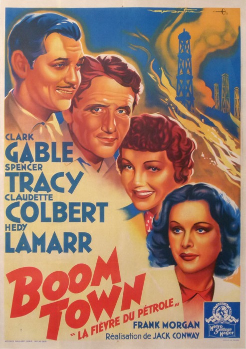 En vente :  BOOM TOWN CLARK GABLE SPENCER TRACY LAFIEVRE DU PETROLE