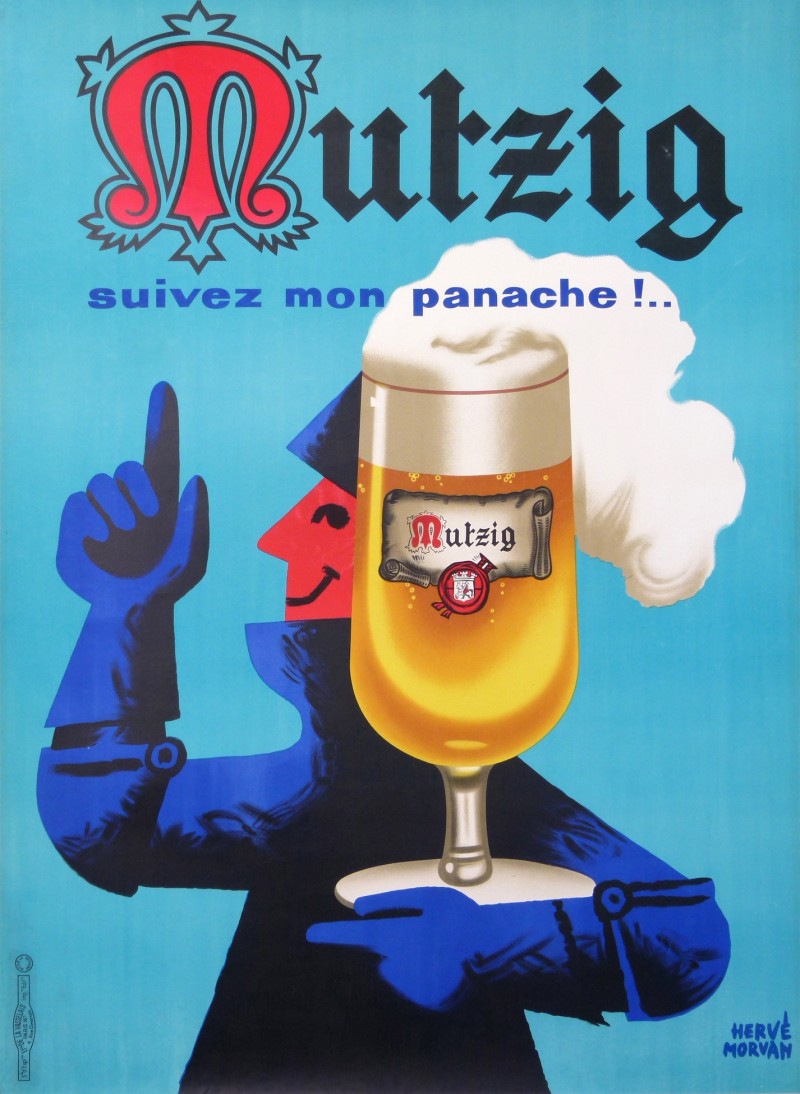 En vente :  HERVE MORVAN - BIERE MUTZIG