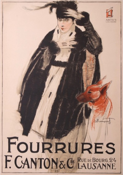 En vente :  FOURRURES CANTON et Cie  - LAUSANNE