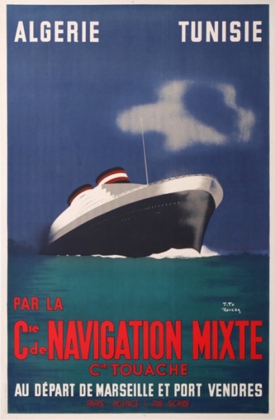 En vente :  Cie Gle DE NAVIGATION MIXTE Cie TOUACHE ALGERIE TUNISIE