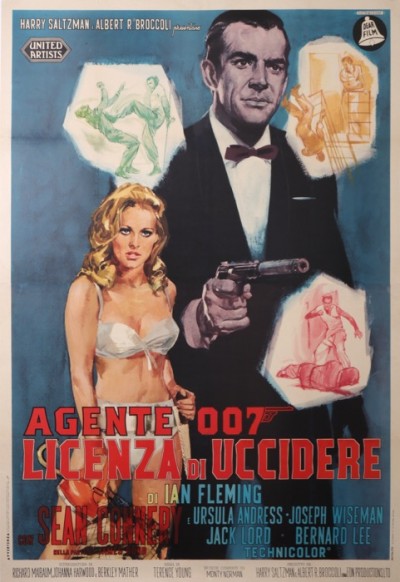 En vente :  JAMES BOND 007 AGENTE 007 LICENZA DI UCIDERE  DOCTEUR NO SEAN CONNEY IAN FLEMING