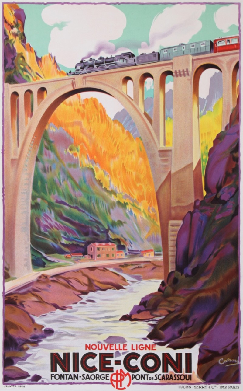 En vente :  TRAINS PLM LIGNE NICE-CONI Fontan-Saorge Pont de Scarassoui