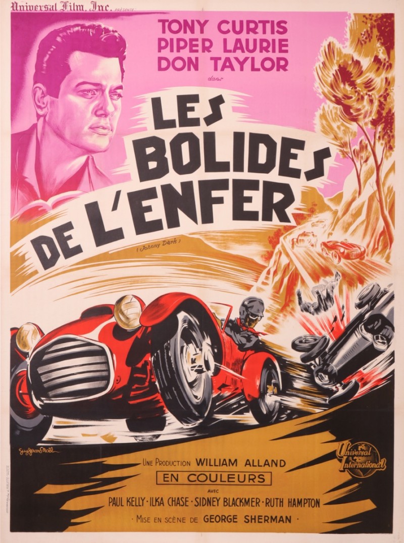 En vente :  LES BOLIDES DE L'ENFER TONY CURTIS JOHNNY SARK