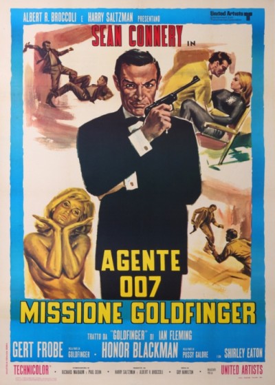 En vente :  JAMES BOND AGENTE 007 FILM MISSIONE GOLDFINGER