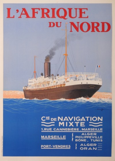 En vente :  Cie de NAVIGATION MIXTE AFRIQUE DU NORD PAR PORT VENDRES