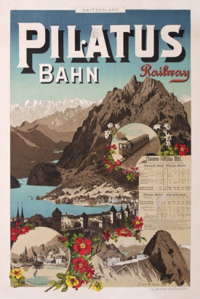 En vente :  PILATUS BAHN -RAILWAY- SWITZERLAND by the ART INSTITUT