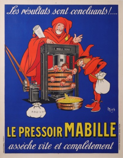 En vente :  LE PRESSOIR MABILLE  ASSÈCHE VITE ET COMPLÉTEMENT