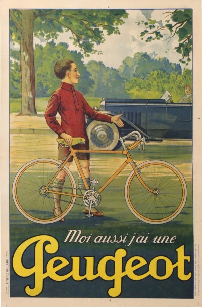 En vente :  PEUGEOT CYCLES ET AUTOMOBILES