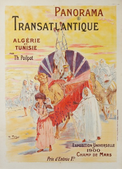 En vente :  PANORAMA TRANSATLANTIQUE ALGERIE TUNISIE EXPOSITION UNIVERSELLE PARIS 1900