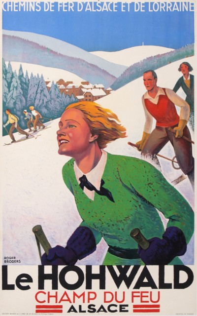 En vente :  LE HOHWALD CHAMP DE FEU ALSACE SKI MONTAGNE