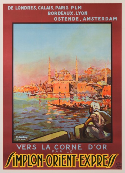 En vente :  VERS LA CORNE D OR PAR LE SIMPLON-ORIENT-EXPRESS