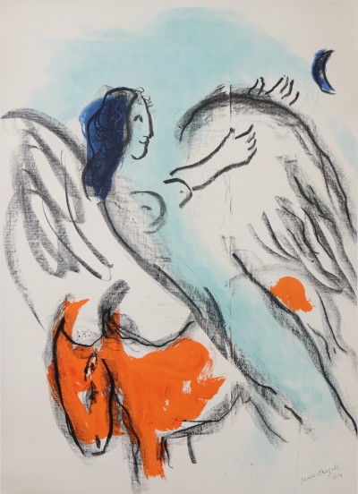 En vente :  EXPOSITION CHAGALL ANGE 1956 KUNSTHALLE BERN