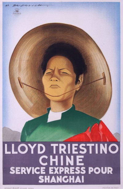 En vente :  LLOYD TRIESTINO CHINE SERVICE EXPRESS POUR SHANGHAI