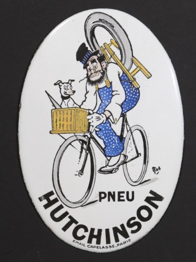 En vente :  MICH PNEUS HUTCHINSON LE REMOULEUR PLAQUE ÉMAILLÉE