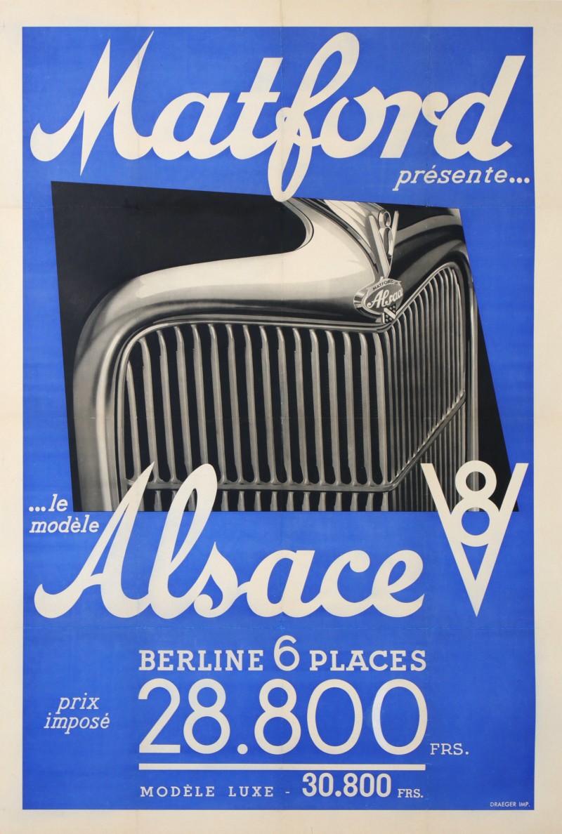 En vente :  MATFORD ALSACE V8 BERLINE 6 PLACES