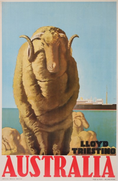 En vente :  AUSTRALIA LLOYD TRIESTINO