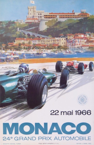 En vente :  MONACO GRAND PRIX AUTOMOBILE 22 MAI1966